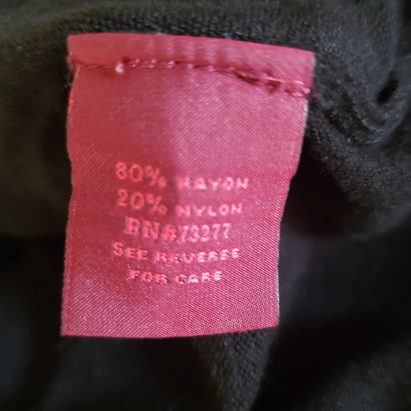 212 Collection Faux Wrap Nylon Blend Sweater - Picture 6 of 7